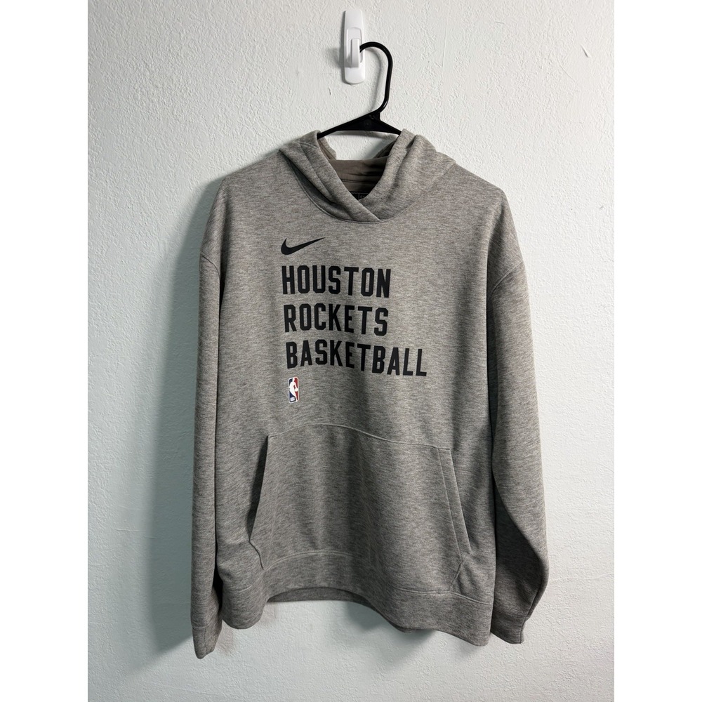 Houston Rockets Nike Sweatshirt Engineered NBA Mens Size XL Gray